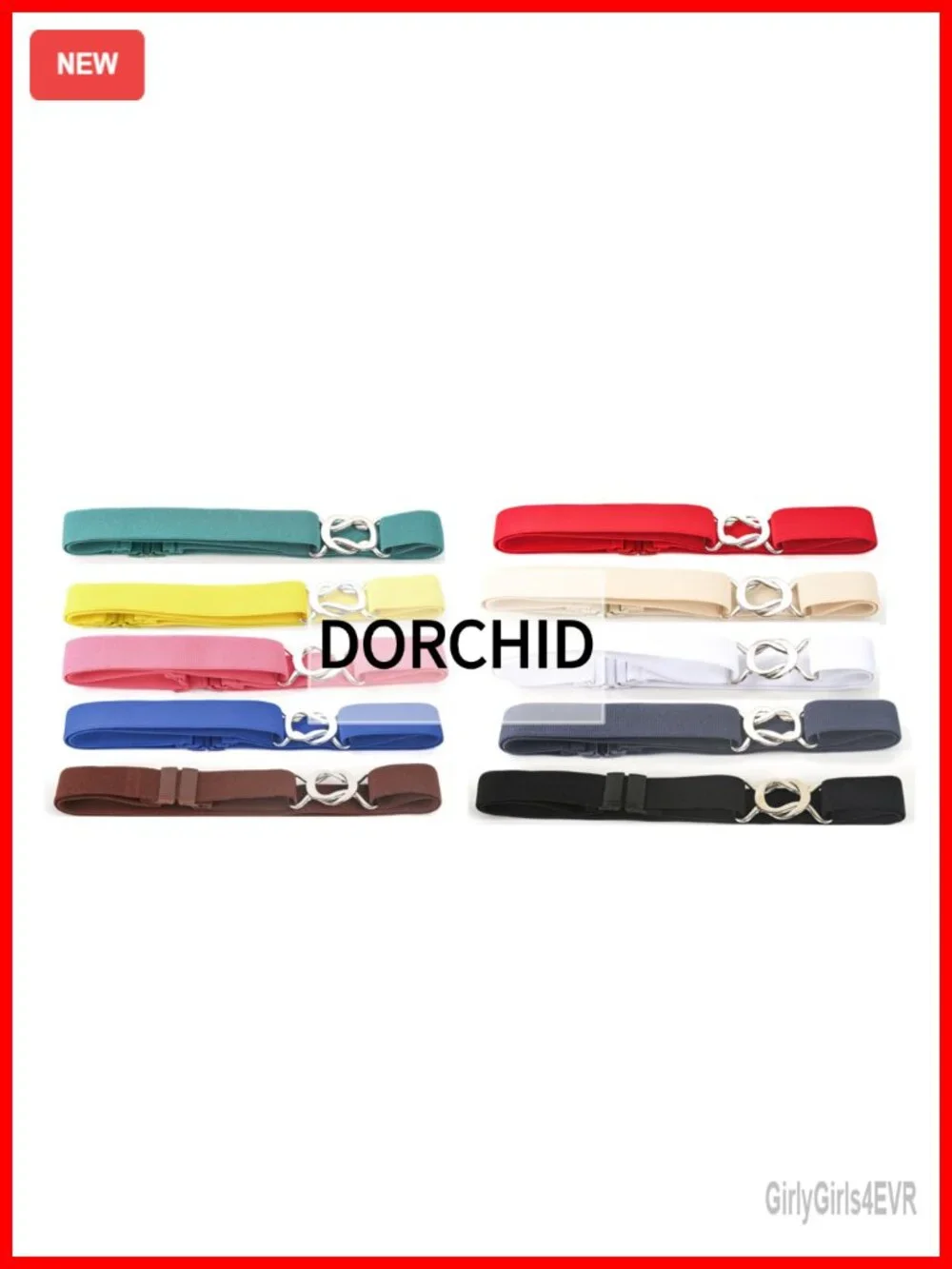 Skinny Elastic Belt for Women Adjustable Dresses Jeans